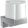Image de Emco, Distributeur de savon + porte-savon, Distributeur de savon Cue chromé 322100100
