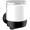 Image de Emco, Distributeur de savon + porte-savon, round distributeur de savon liquide, manipulation d'une main, verre cristal satiné