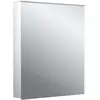 Image de Emco, Armoire de toilette, flat 2 Armoire à glace éclairée LED avec miroir lumineux, 1 porte Butée réversible, 600x71 (60 x 145 x 71.10 cm)
