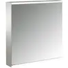 Image de Emco, Armoire de toilette, prime 2 Facelift Armoire à glace éclairée, 600mm, 1 porte, charnières à droite, avec paroi (87.50 x 167 x 27 cm)