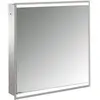 Image de Emco, Armoire de toilette, prime 2 Facelift Armoire à glace éclairée, 600 mm, 1 porte, charnières à gauche, avec paro (60.40 x 16.70 x 73 cm)