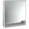 Image de Emco, Armoire de toilette, loft armoire de toilette lumineuse avec compartiment inférieur, 600 mm, modèle à encastrer (64.30 x 17.50 x 73.30 cm)