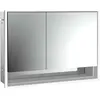 Image de Emco, Armoire de toilette, loft armoire de toilette lumineuse avec compartiment inférieur, 1000mm, 2 portes, modèle à e (104.30 x 17.50 x 73.30 cm)