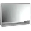 Image de Emco, Armoire de toilette, loft armoire de toilette lumineuse avec compartiment inférieur, 1000mm, 2 portes, modèle à e (104.30 x 17.50 x 73.30 cm)