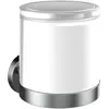 Image de Emco, Distributeur de savon + porte-savon, round distributeur de savon à capteur, verre cristal satiné