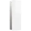 Image de Emco, Brosse WC, asis pure Module d'armoire, montage encastré, charnière de porte à gauche, façade en verre