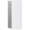 Image de Emco, Brosse WC, asis pure Ensemble brosse WC module, montage encastré, charnière de porte à droite, façade en verre