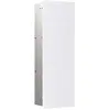 Image de Emco, Brosse WC, asis pure Module d'armoire, montage encastré, charnière de porte à gauche, façade en verre