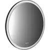 Image de Emco, Miroir, round black miroir lumineux, diamètre 750mm, avec éclairage LED, noir, 441324808, 441324808 (75 cm)