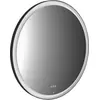 Image de Emco, Miroir, round black miroir lumineux, diamètre 1000mm, avec éclairage LED, noir, 441324810, 441324810 (100 cm)