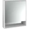 Image de Emco, Armoire de toilette, loft armoire de toilette lumineuse avec compartiment inférieur, 600 mm, modèle apparent (64.40 x 17.50 x 73.30 cm)