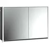 Image de Emco, Armoire de toilette, loft armoire de toilette lumineuse, 1000mm, 2 portes, modèle à encastrer, noir/miroir, 979813317 (104.30 x 17.50 x 73.30 cm)