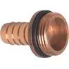 Image de Mega, Raccord de tuyau + connecteur de tuyau, Embout de tuyau en laiton Taille du tuyau 25 mm Filetage mâle 1   Joint torique (25 mm)