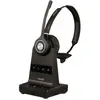 Image de Auerswald COMfortel H-600 Casque DECT (Filaire, Sans fil), Casque micro de bureau, Noir