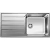 Image de Blanco, Évier, LEMIS XL 6 S-IF Evier, inox finition brossée (Éviers à poser, 50 cm, 100 cm)