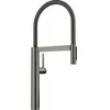 Image de Blanco, Robinetterie de cuisine, CULINA-S II acier foncé satiné Haute pression Avec tuyau rétractable Changement d'eau claire