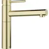 Image de Blanco, Robinetterie de cuisine, ALTA II Acier inoxydable or satiné Haute pression Clapet anti-retour Cartouche céramique