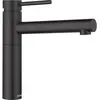 Image de Blanco, Robinetterie de cuisine, ALTA II Acier inoxydable noir mat Haute pression Disconnecteur Cartouche céramique Ges