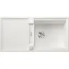 Image de Blanco, Évier, ADIRA XL 6 S-F SILGRANIT blanc Type de montage : à fleur réversible avec commande de vidage (99 cm, 49 cm)