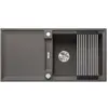 Image de Blanco, Évier, ADIRA XL 6 S SILGRANIT gris volcan Type de montage : montage par le haut réversible avec (50 cm, 100 cm)