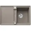 Image de Blanco, Évier, ADIRA 45 S-F SILGRANIT tartufo Type de montage : à fleur réversible avec vidage à distance (77 cm, 49 cm)