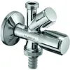 Image de Schell, Vanne, vanne à angle, 1/2 "x 1/2" x 3/4 ", combinée