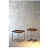 Image de Jan Kurtz, Table basse, Table d'appoint PINO, structure : acier inoxydable (32.70 x 32.70 x 55 cm)