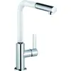 Image de Kludi, Robinetterie de cuisine, L-INE S robinet d'évier, chromé/blanc mat
