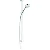 Image de Kludi, Pommeau de douche, LOGO Set de douchettes, longueur 900mm, douchette à un jet, chrome, 6819005-00, 6819005-00 (1 Type de jet, 23 l/min)