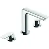 Image de Kludi, Robinetterie de salle de bains, Mélangeur lavabo trois trous AMEO DN 15 avec poignées manettes chr
