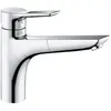 Image de Kludi, Robinetterie de cuisine, MIX Mitigeur monocommandé pour évier, levier à étrier, bec extractible, chrome, 329430562, 329430562
