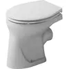 Image de Duravit, Abattant WC, WC au sol DURAPLUS BAMBI plat, 300x390mm, sortie horizontale blanc