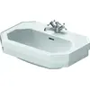 Image de Duravit, Lavabo, Lavabo 1930 avec meuble vasque HLB 1 robinetterie 600x410mm blanc (410 mm, 600 mm)
