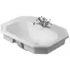 Image de Duravit, Lavabo, lavabo encastré 1930 m ÜLB HLB 580x470mm 1 trou de robinet blanc (470 mm, 580 mm)