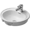 Image de Duravit, Lavabo, Vasque à encastrer MANUA m ÜL HLB d= 480mm 1 trou de robinet blanc (480 mm, 480 mm)