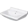 Image de Duravit, Lavabo, Lavabo STARCK 3 m ÜLB HLB 1 robinetterie 600x450mm blanc (450 mm, 600 mm)