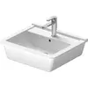 Image de Duravit, Lavabo, Vasque à encastrer STARCK 3 m PL HLB 560x460mm 1 robinetterie blanc (460 mm, 560 mm)