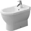 Image de Duravit, Cuvette toilettes + bidet, Bidet sur pied STARCK 3 m HLB 360x560mm 1 robinetterie blanc