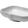 Image de Duravit, Lavabo, Vasque à encastrer HAPPY D. m ÜL o HLB 480x345mm sans trou pour robinetterie blanc (345 mm, 480 mm)
