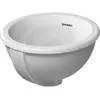 Image de Duravit, Évier, Vasque à encastrer ARCHITEC BALI m ÜL o HLB d= 335mm sans trou pour robinetterie blanc (Evier encastré, 33.50 cm, 33.50 cm)