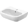 Image de Duravit, Lavabo, Plan de toilette D-Code 55 cm blanc 2310550000 (430 mm, 550 mm)