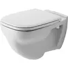 Image de Duravit, Cuvette toilettes + bidet, WC lavant D-Code blanc mural 2210090000