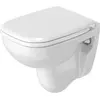 Image de Duravit, Cuvette toilettes + bidet, Toilettes à encastrer D-Code compact 48 cm blanc mural 2211090000