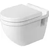 Image de Duravit, Cuvette toilettes + bidet, WC encastré Starck 3 blanc mural Hauteur d'assise + 5 cm 2215090000
