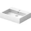 Image de Duravit, Lavabo, bassin supérieur Vero 60cm, avec trop-plein, avec banc de robinetterie, 1 trou pour robinet (465 mm, 595 mm)