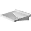 Image de Duravit, Lavabo, Plan de toilette STARCK 3 VITAL MED sans meuble vasque HLB 600x545mm HL-avant blanc (545 mm, 600 mm)