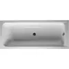 Image de Duravit, Baignoire, Baignoire rectangulaire D-Code 70 x 170 cm blanc lisse 700097000000000 (110 l, 170 cm, 70 cm)
