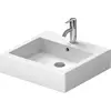 Image de Duravit, Lavabo, Vasque à poser VERO avec rebord HLB 500x470mm fermé 1 HL blanc (470 mm, 500 mm)