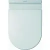 Image de Duravit, Abattant WC, WC suspendu Starck 3 cuvette profonde avec rebord blanc sans revêtement 2225090000