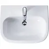 Image de Duravit, Lavabo, Lavabo D-CODE MED sans meuble avec plan de toilette 600x460mm 1 robinetterie blanc (460 mm, 600 mm)